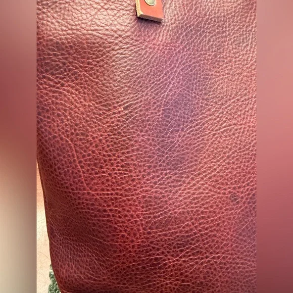 Medium Cinnamon Bear Classic Tote Bag Portland Leather Goods - Picture 7 of 11